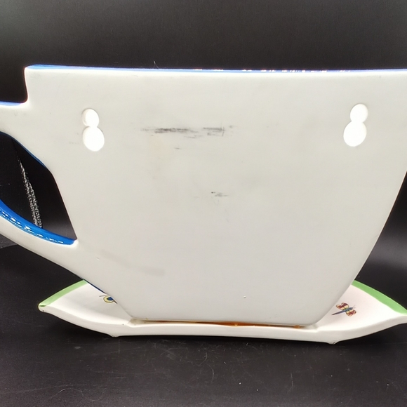 Fat Cat's wall pocket tea cup and saucer - Picture 5 of 13